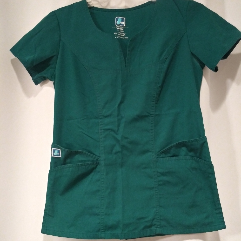 Adar Scrub Set Hunter Green - Picture 3 of 12